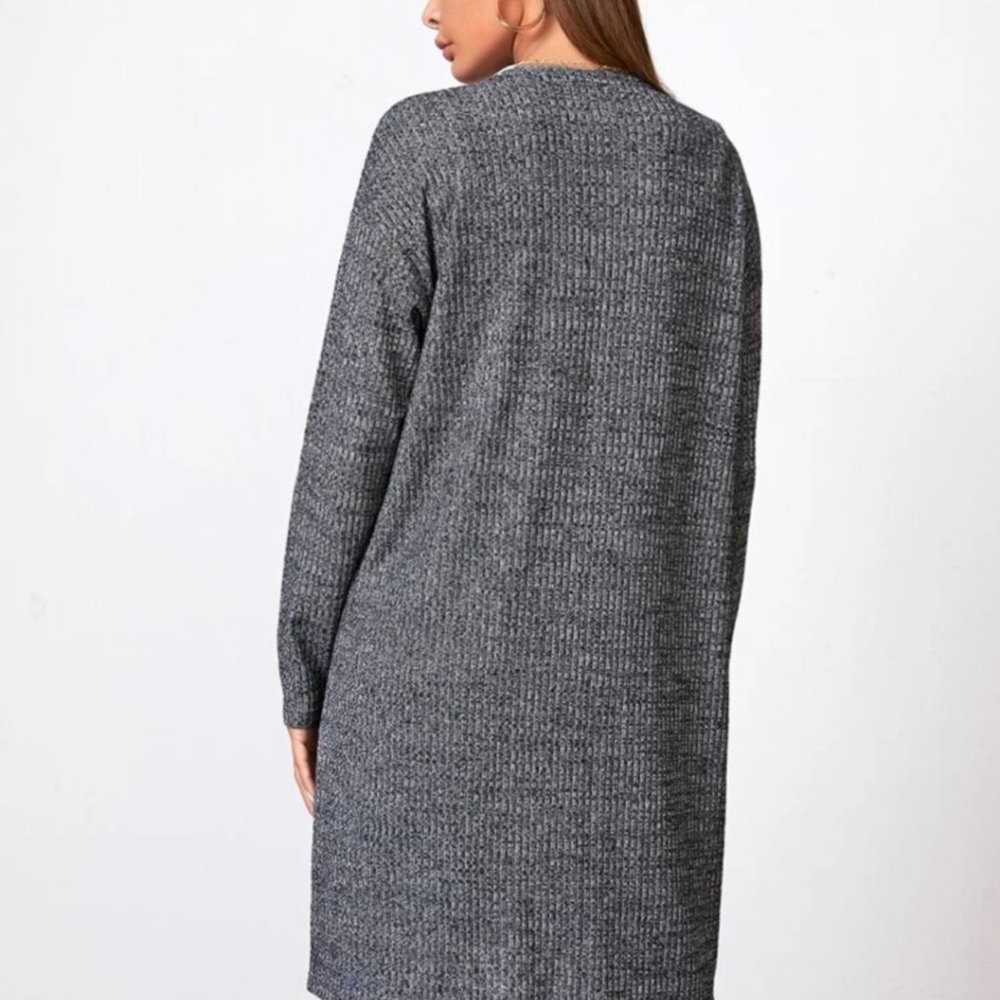 Patch Pocket Rib-knit Cardigan - Picture 4 of 6